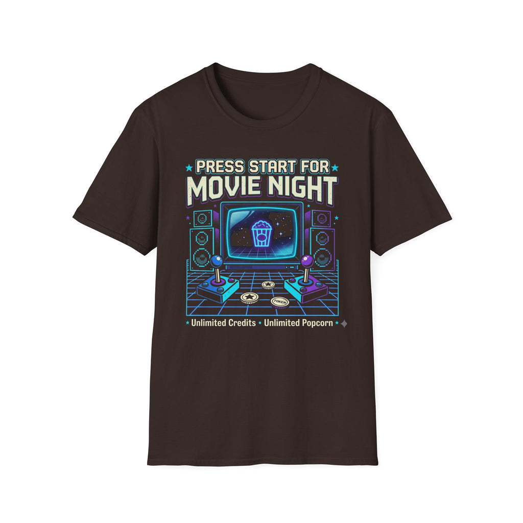 Press Start for Movie Night T-Shirt
