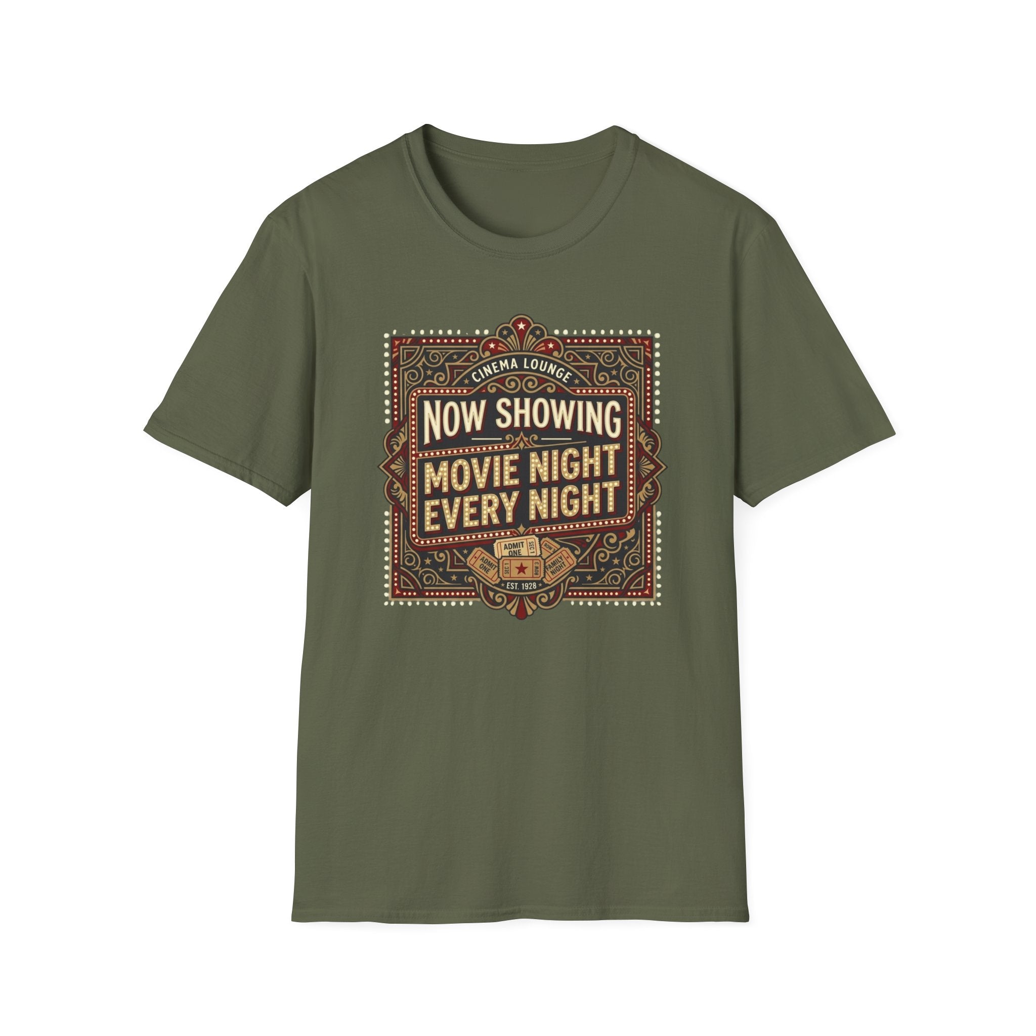 Now Showing Movie Night T‑Shirt