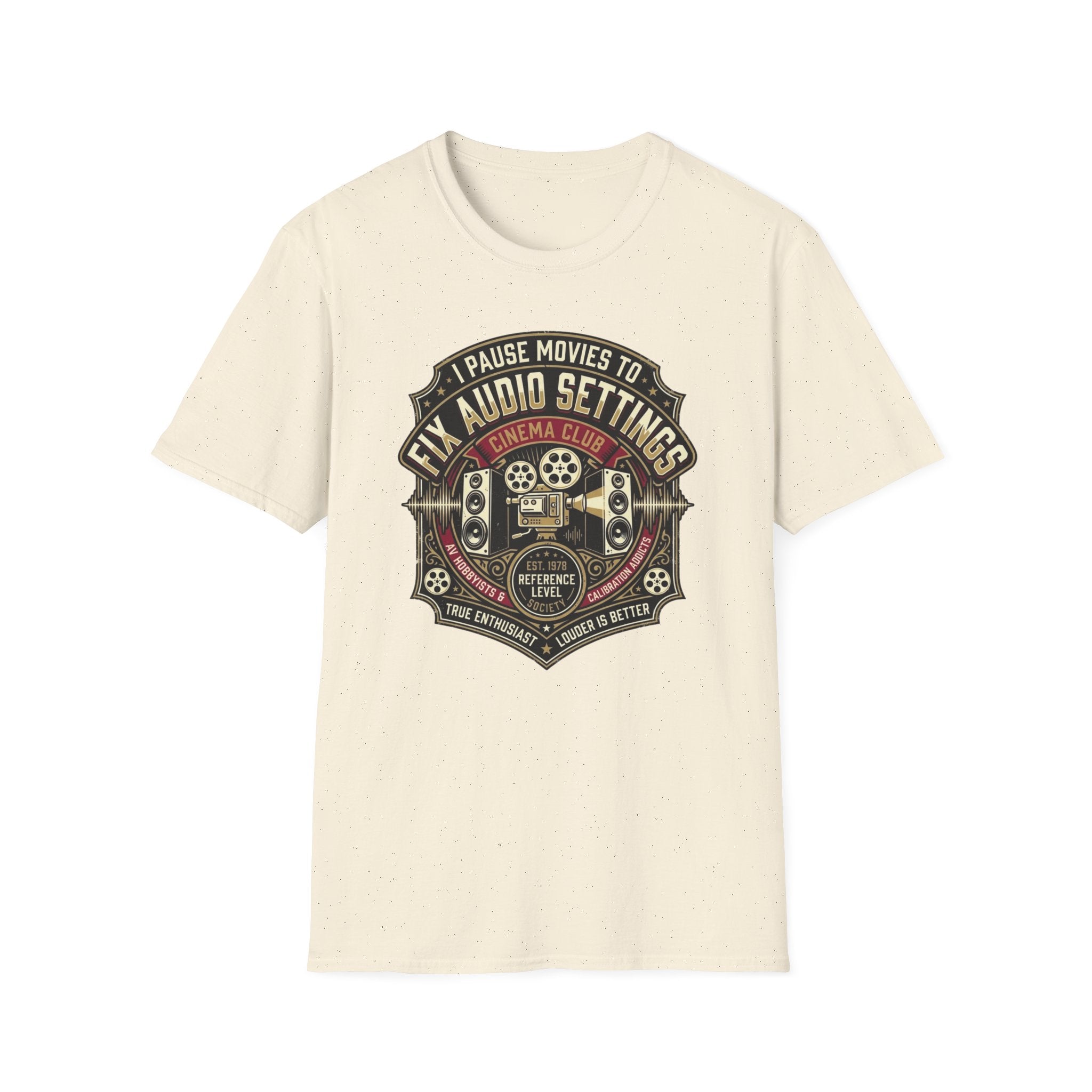 Pause Movies to Fix Audio Setting T-Shirt