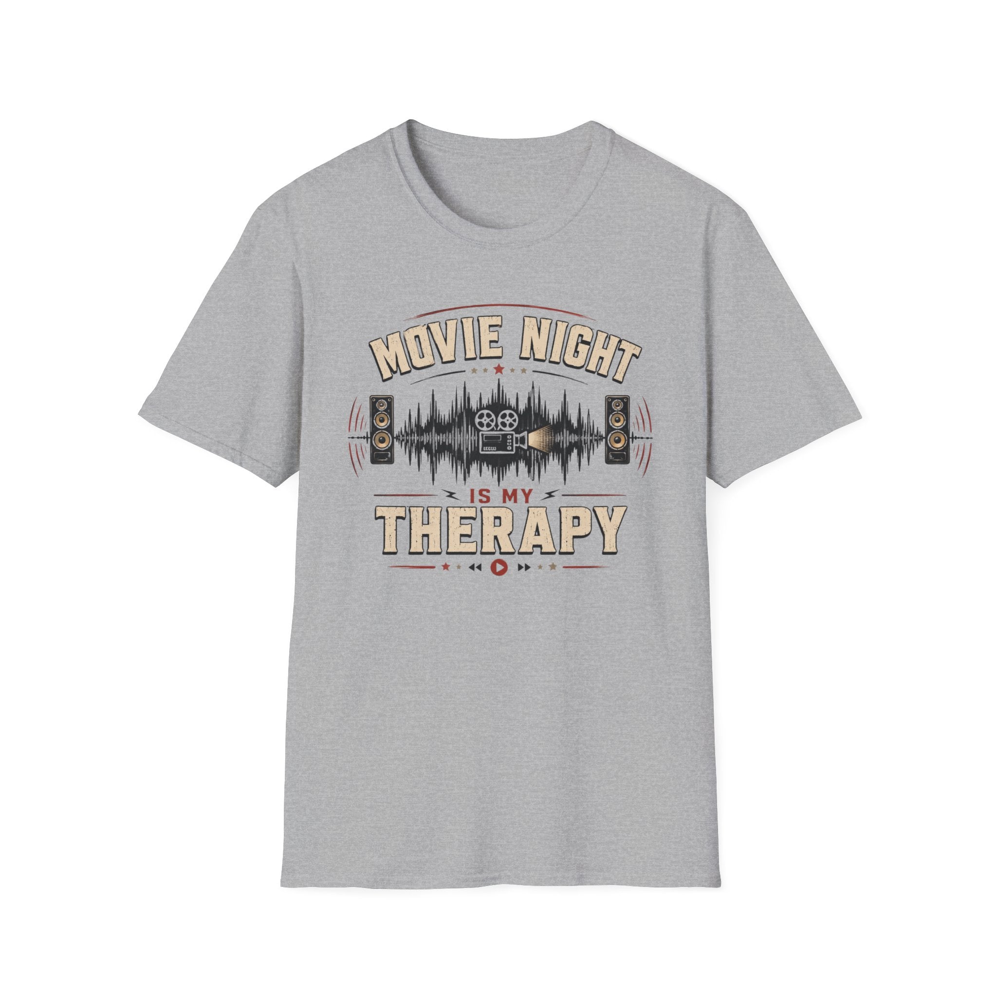 Movie Night Is My Therapy II T-Shirt