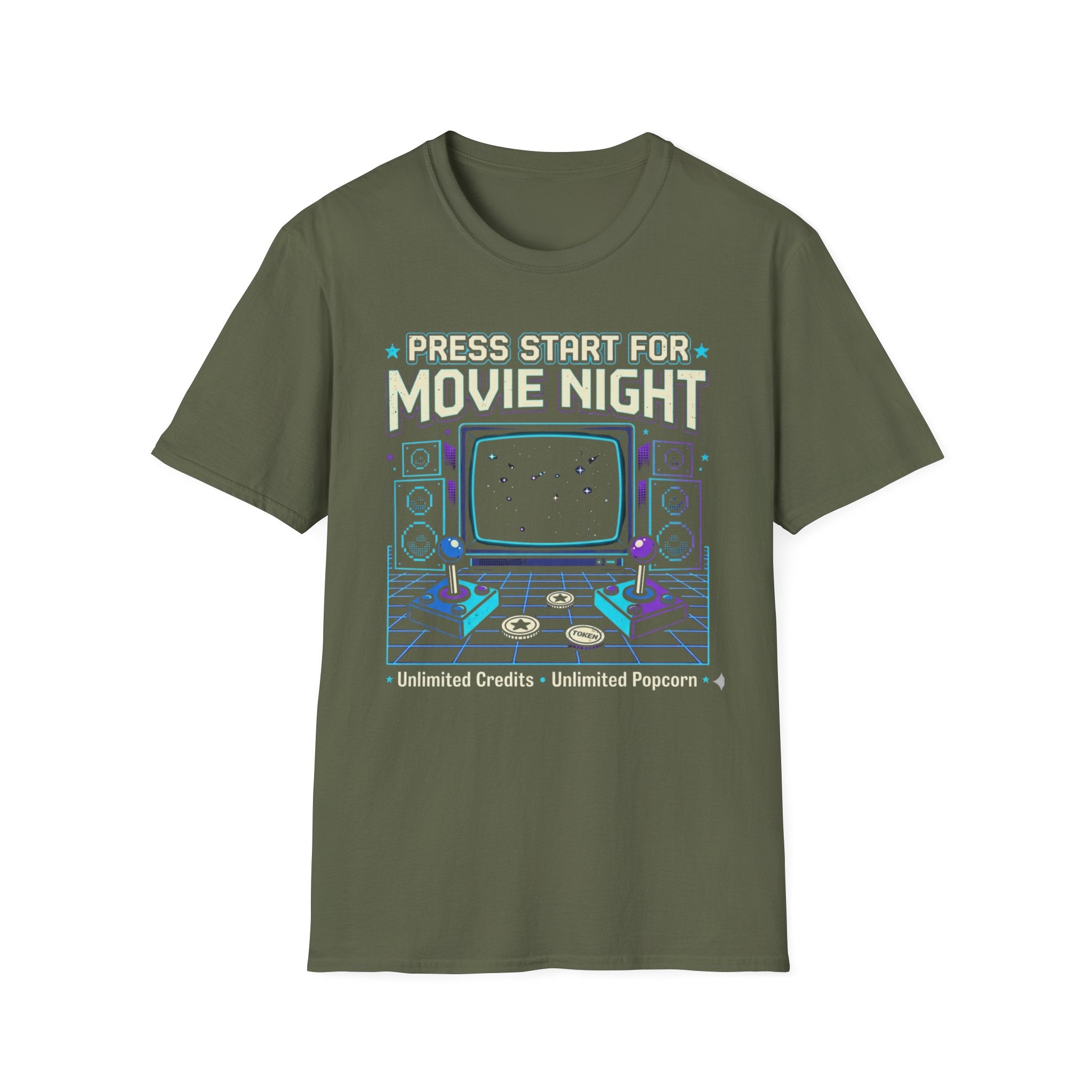 Press Start for Movie Night T-Shirt