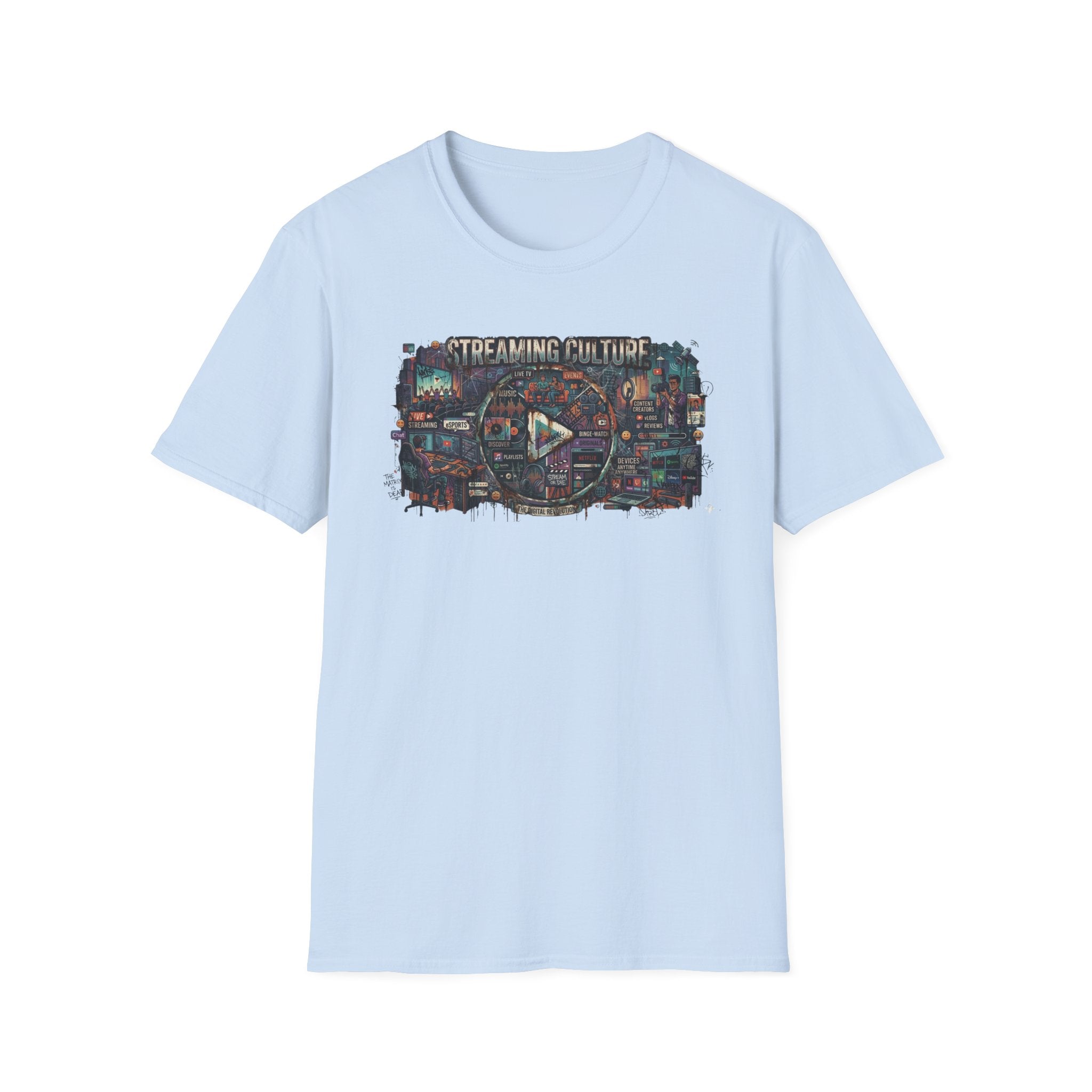 Streaming Culture Play Button T-Shirt
