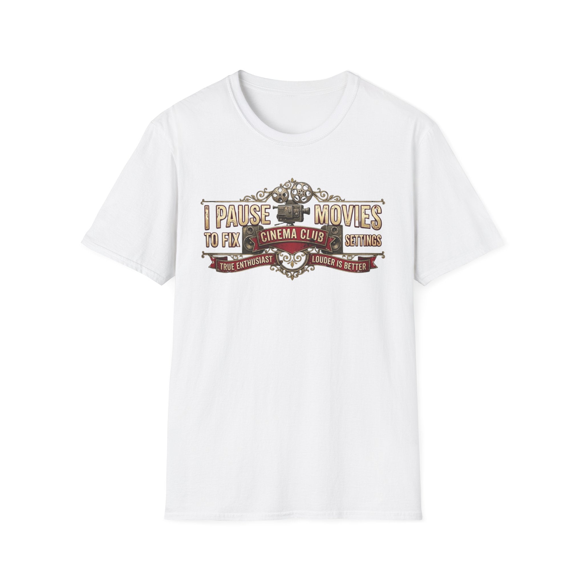 Pause Movies to Fix Settings T-Shirt