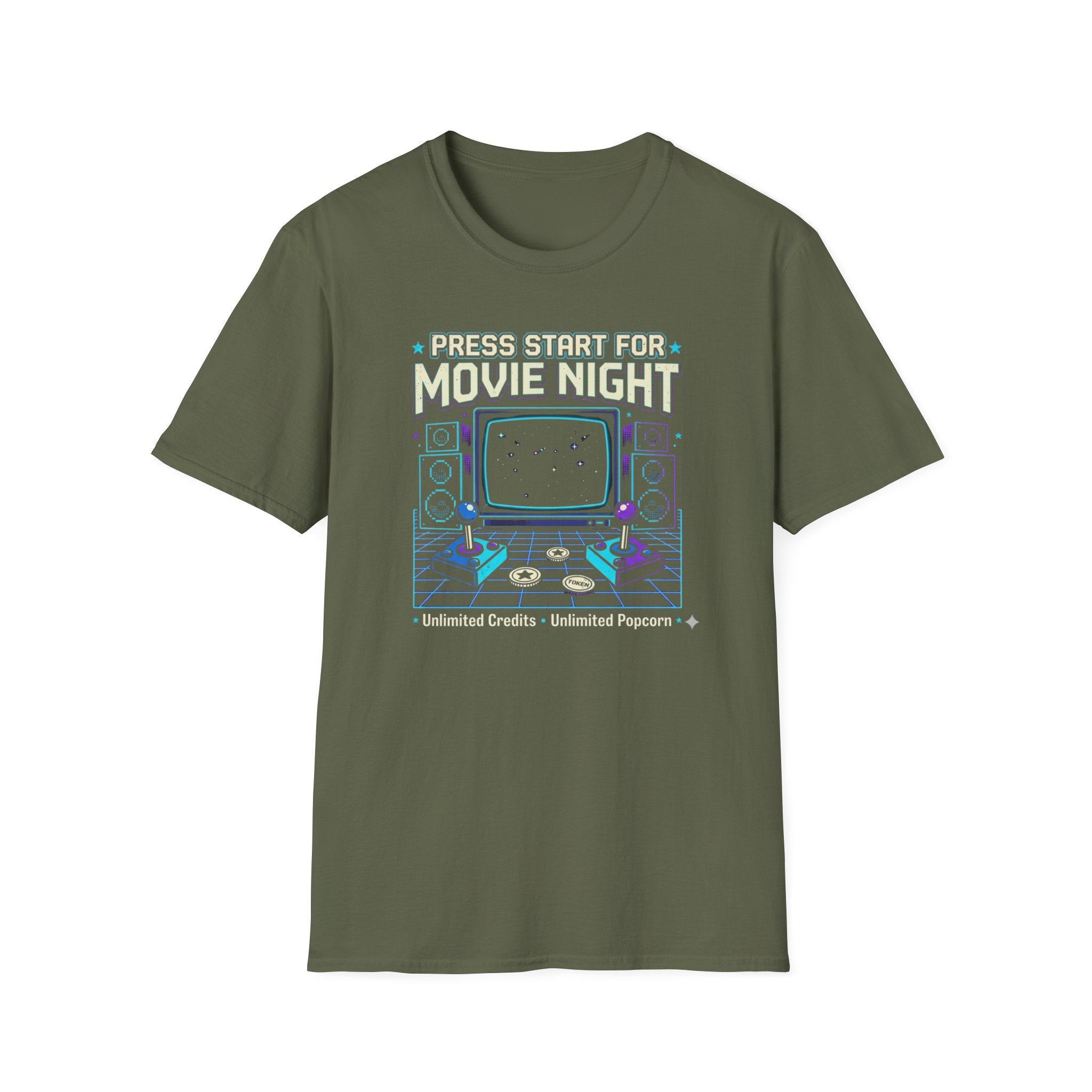 Press Start for Movie Night T-Shirt