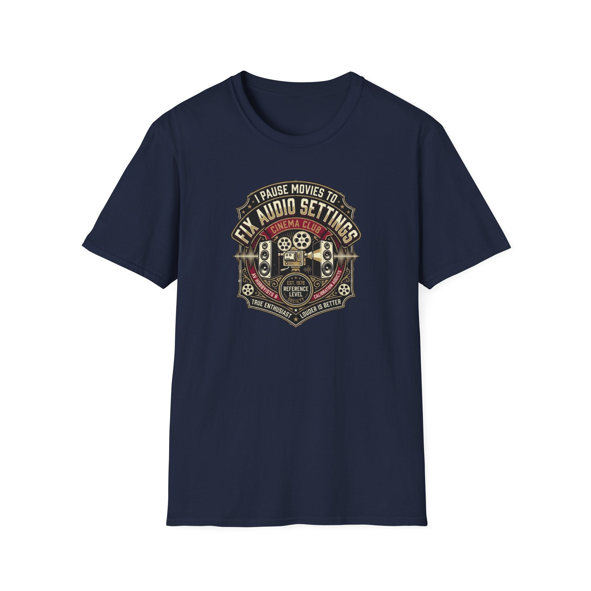 Pause Movies to Fix Audio Setting T-Shirt