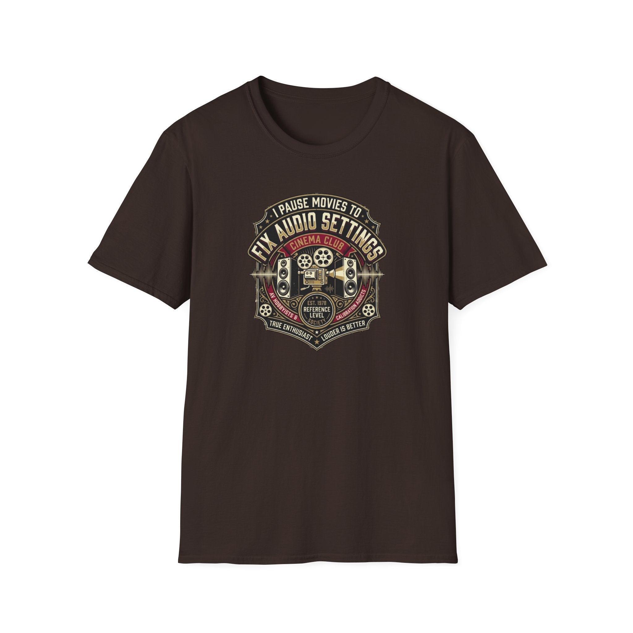 Pause Movies to Fix Audio Setting T-Shirt