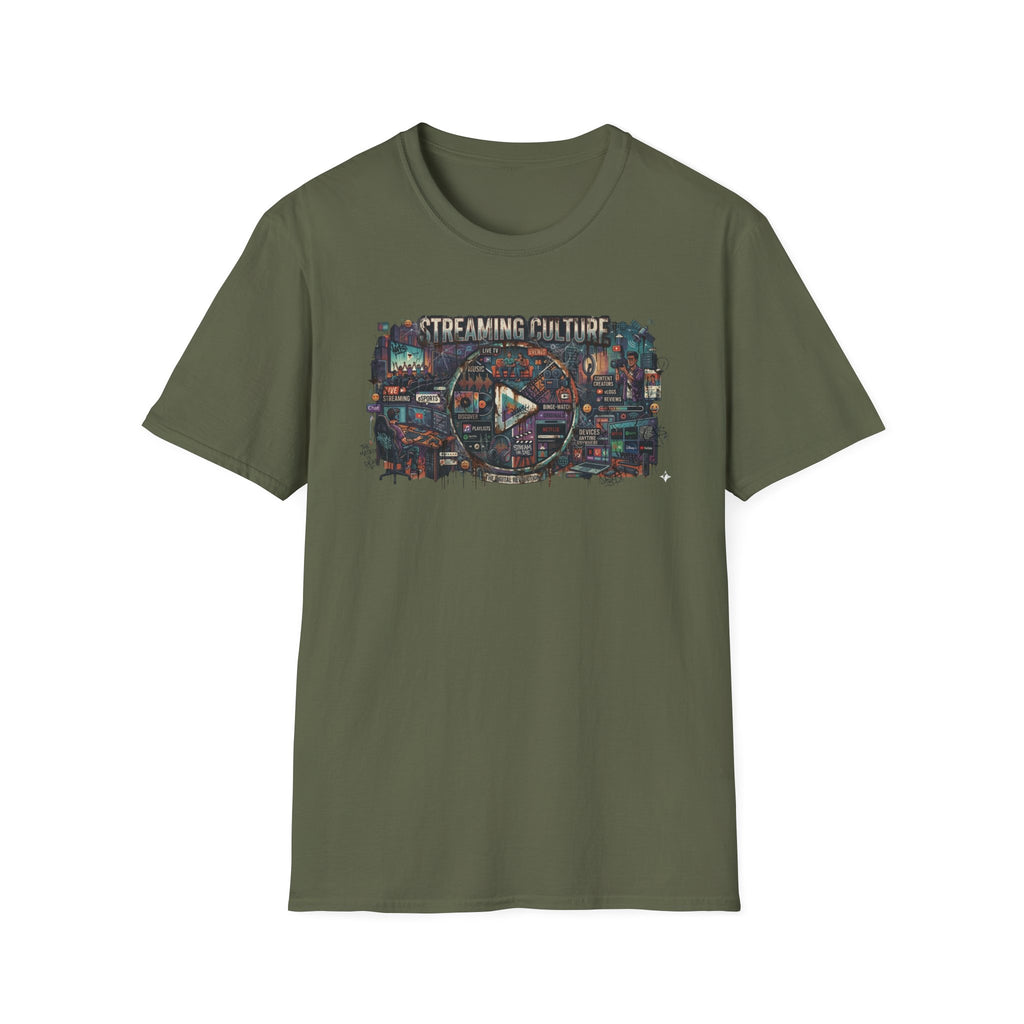 Streaming Culture Play Button T-Shirt