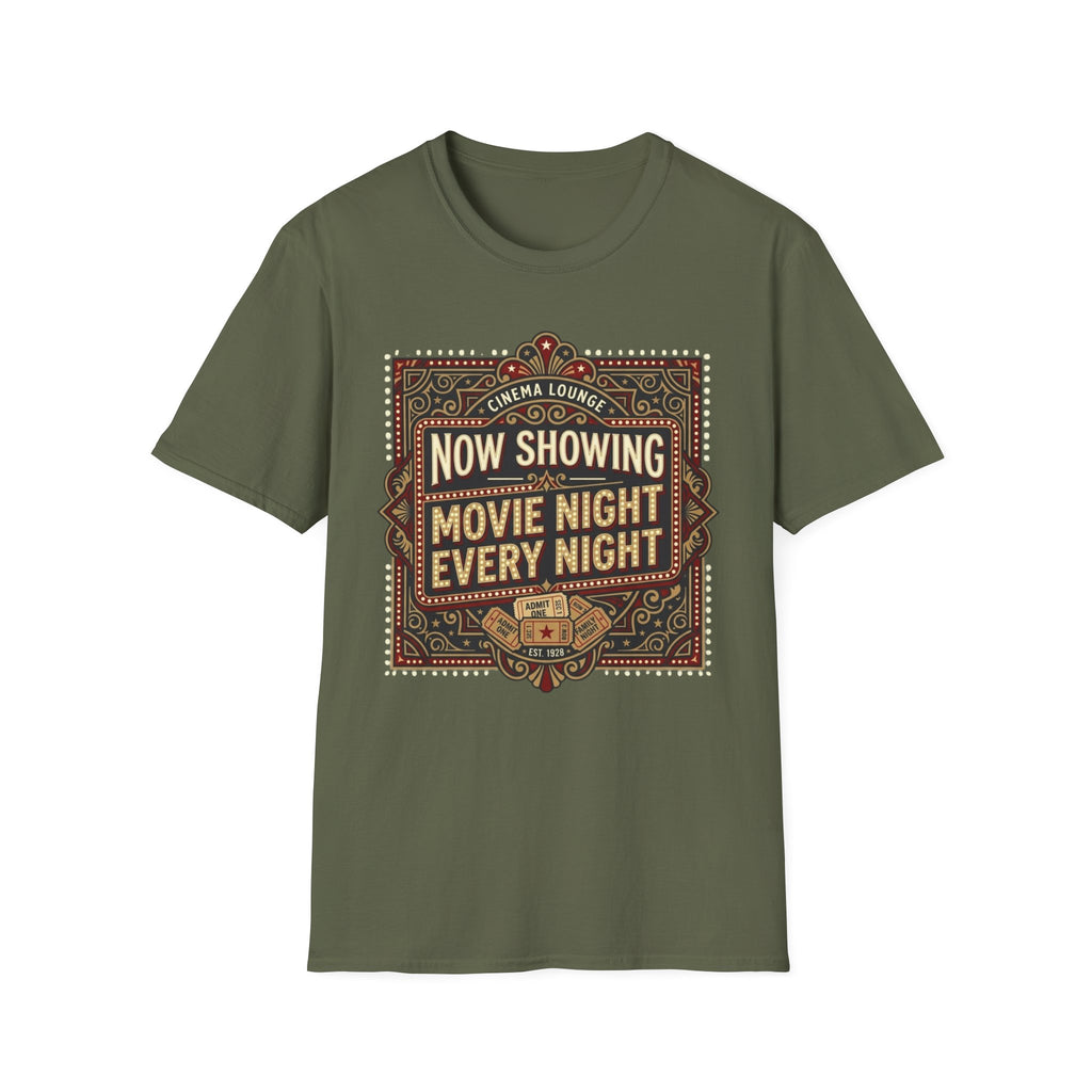 Now Showing Movie Night T‑Shirt