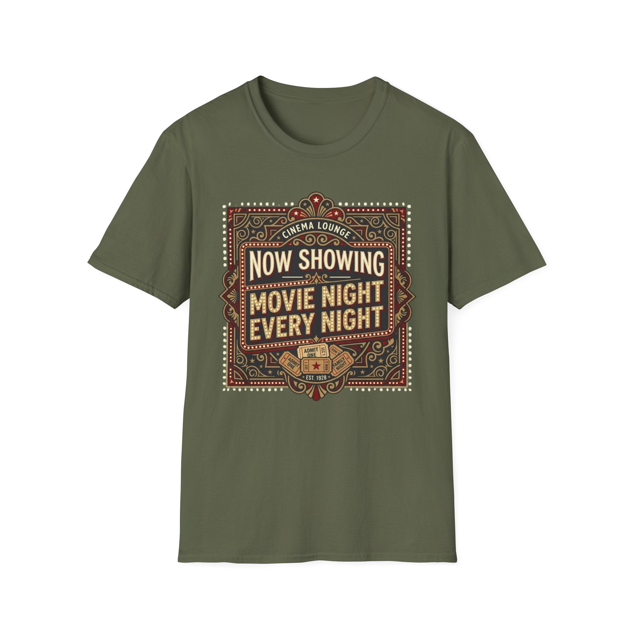 Now Showing Movie Night T‑Shirt