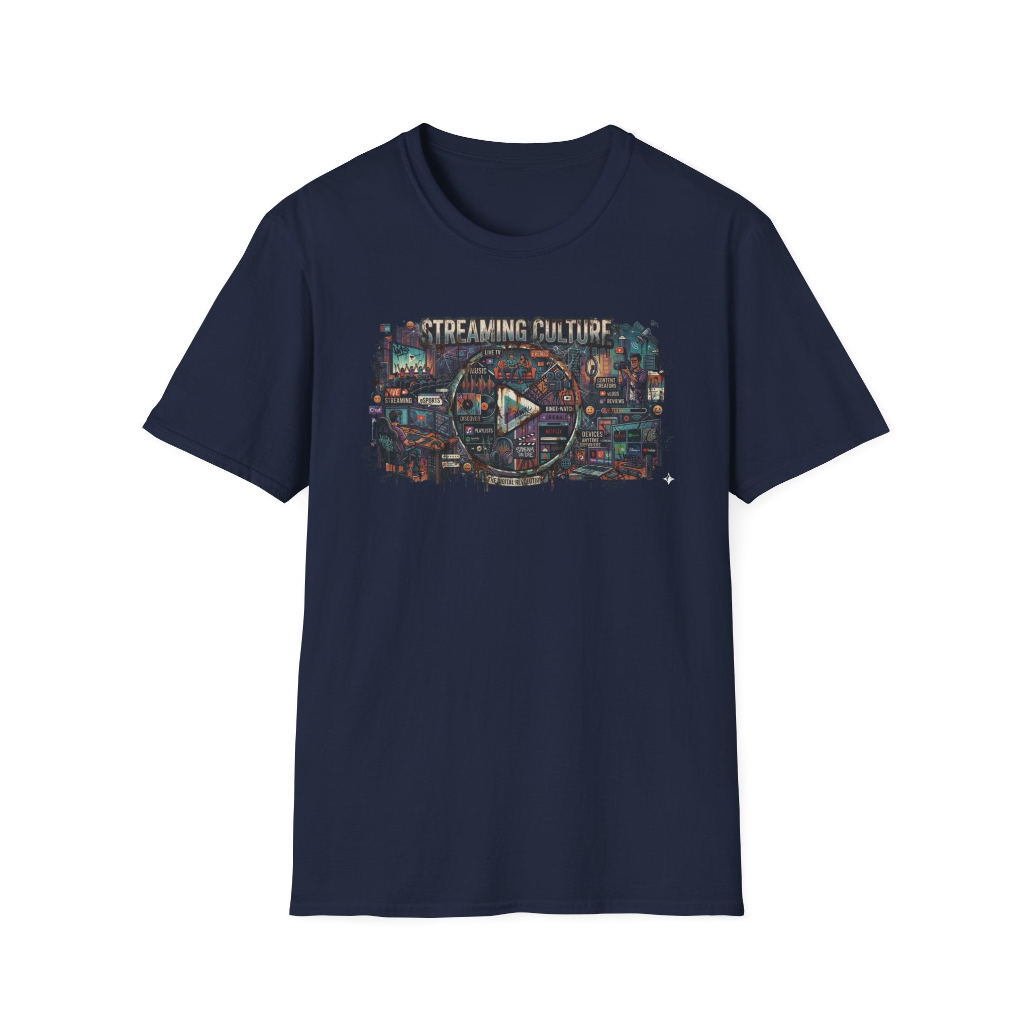 Streaming Culture Play Button T-Shirt