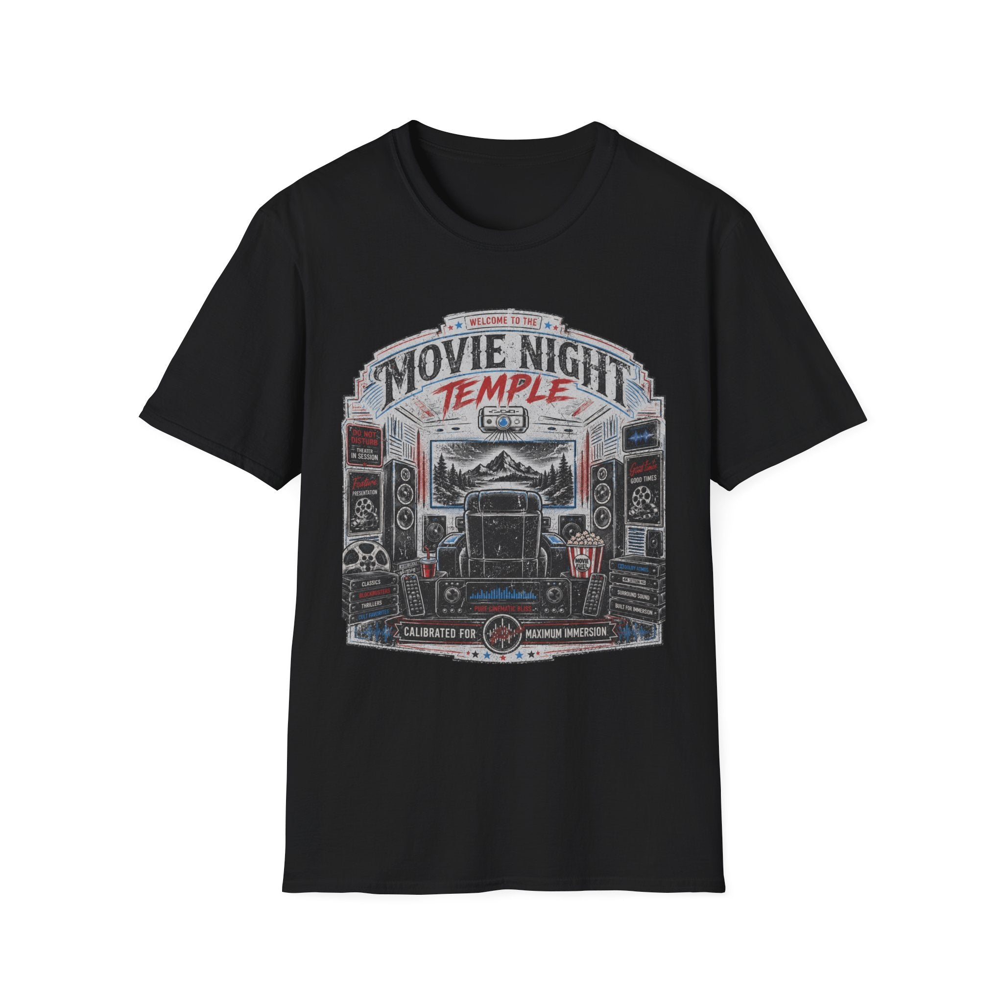 Movie Night Temple T‑Shirt