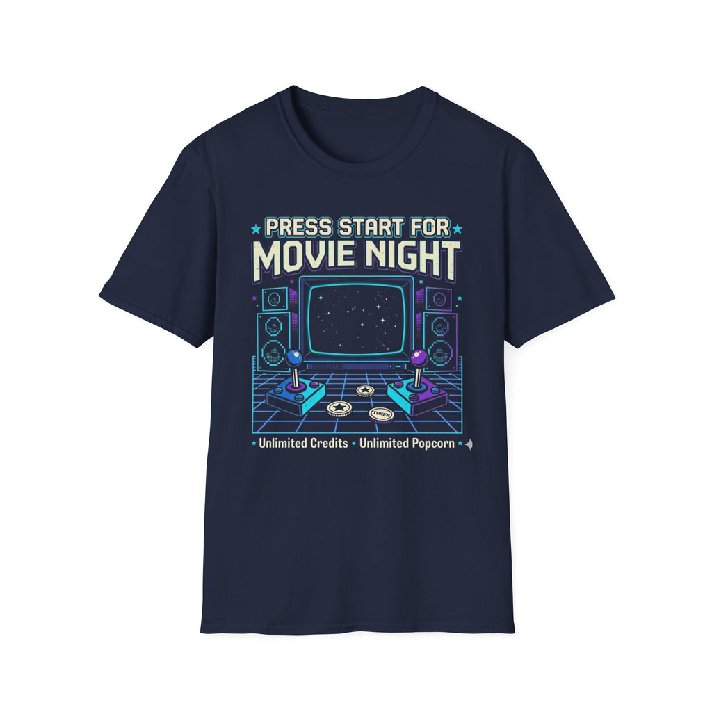 Press Start for Movie Night T-Shirt