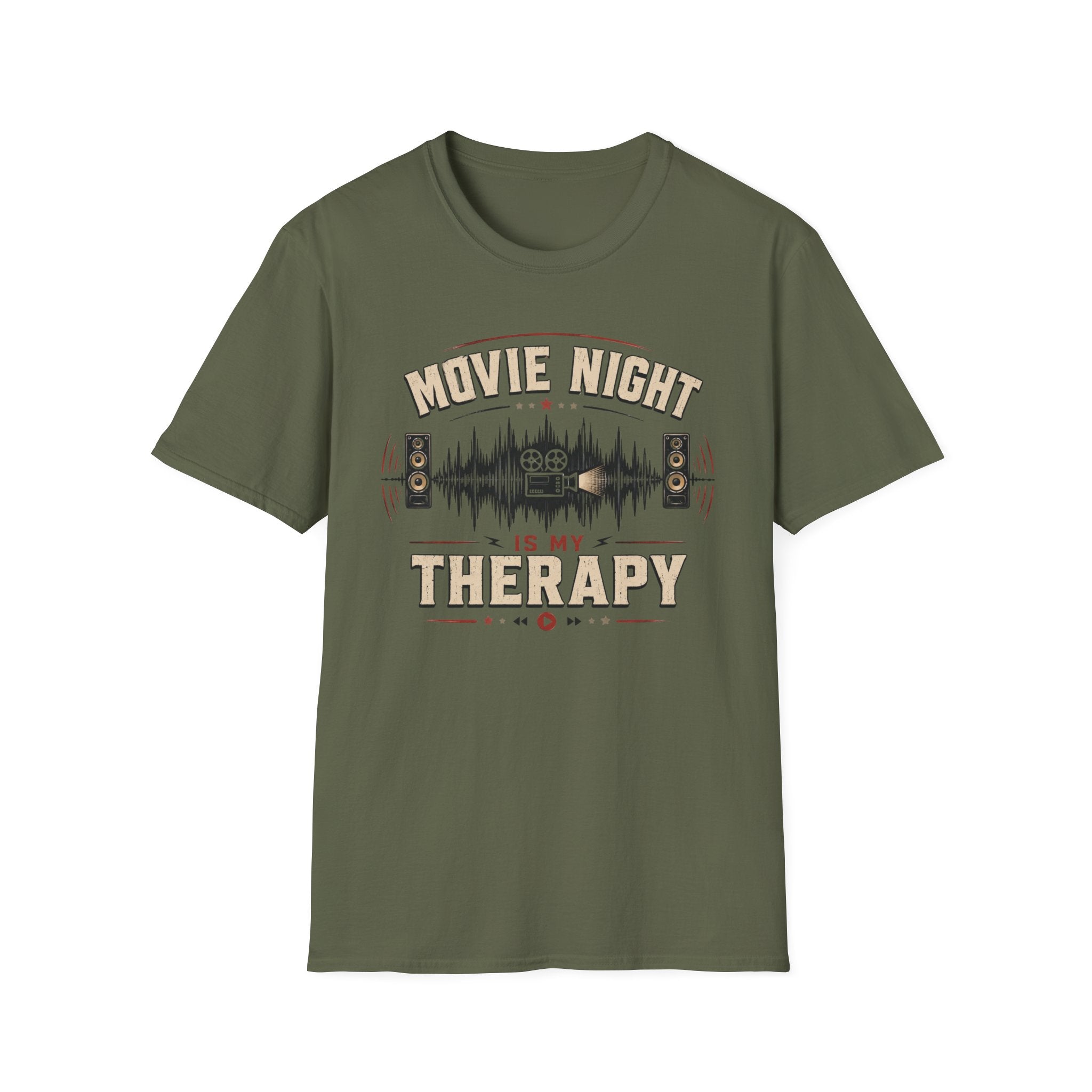 Movie Night Is My Therapy II T-Shirt