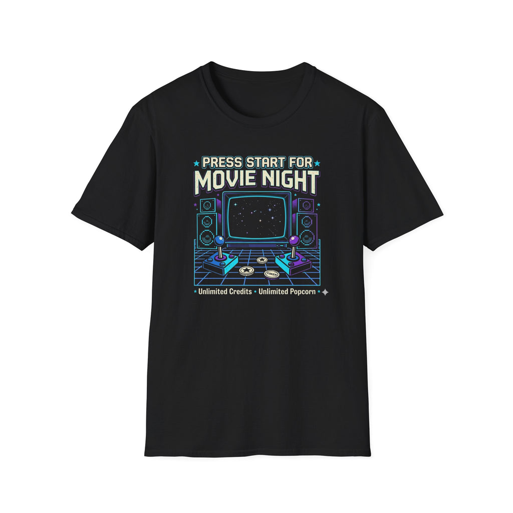 Press Start for Movie Night T-Shirt