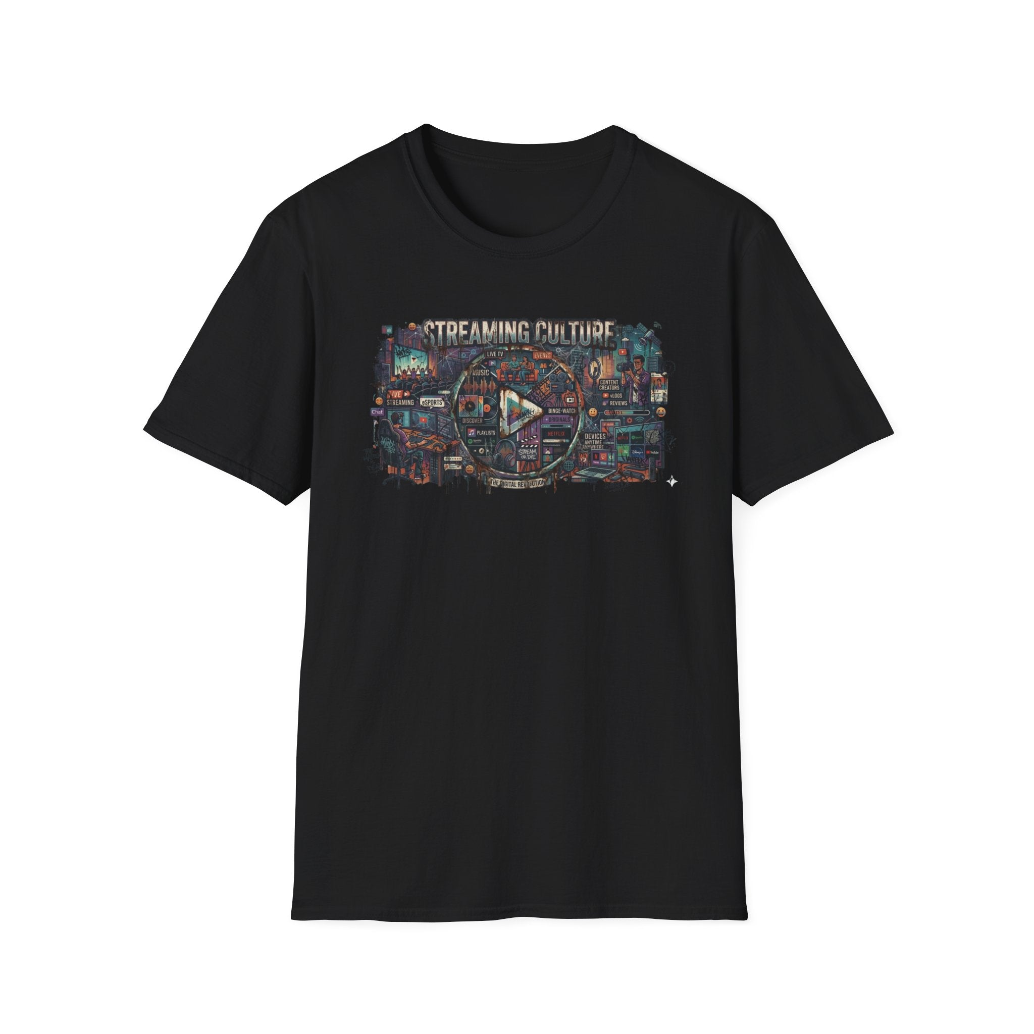 Streaming Culture Play Button T-Shirt