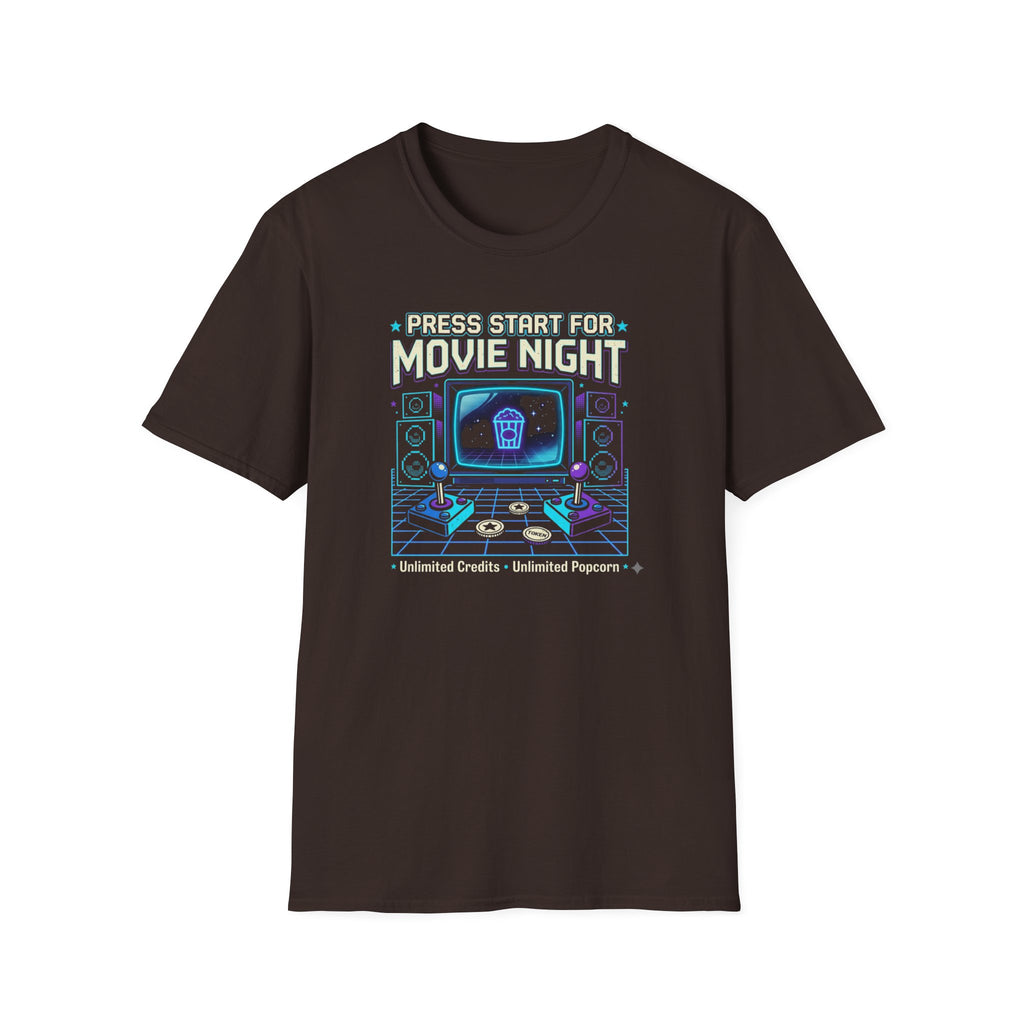 Press Start for Movie Night T-Shirt