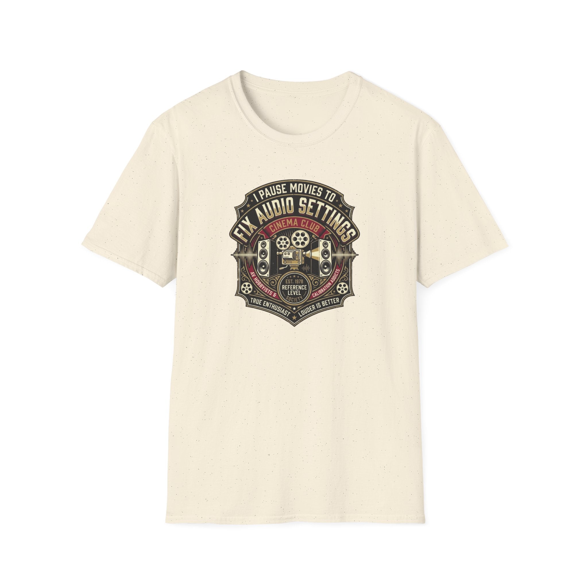 Pause Movies to Fix Audio Setting T-Shirt