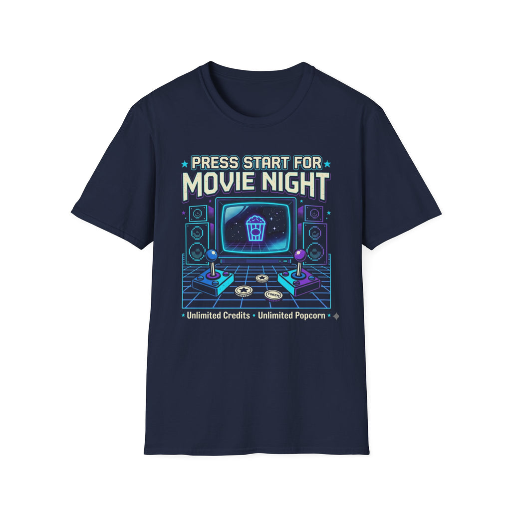 Press Start for Movie Night T-Shirt