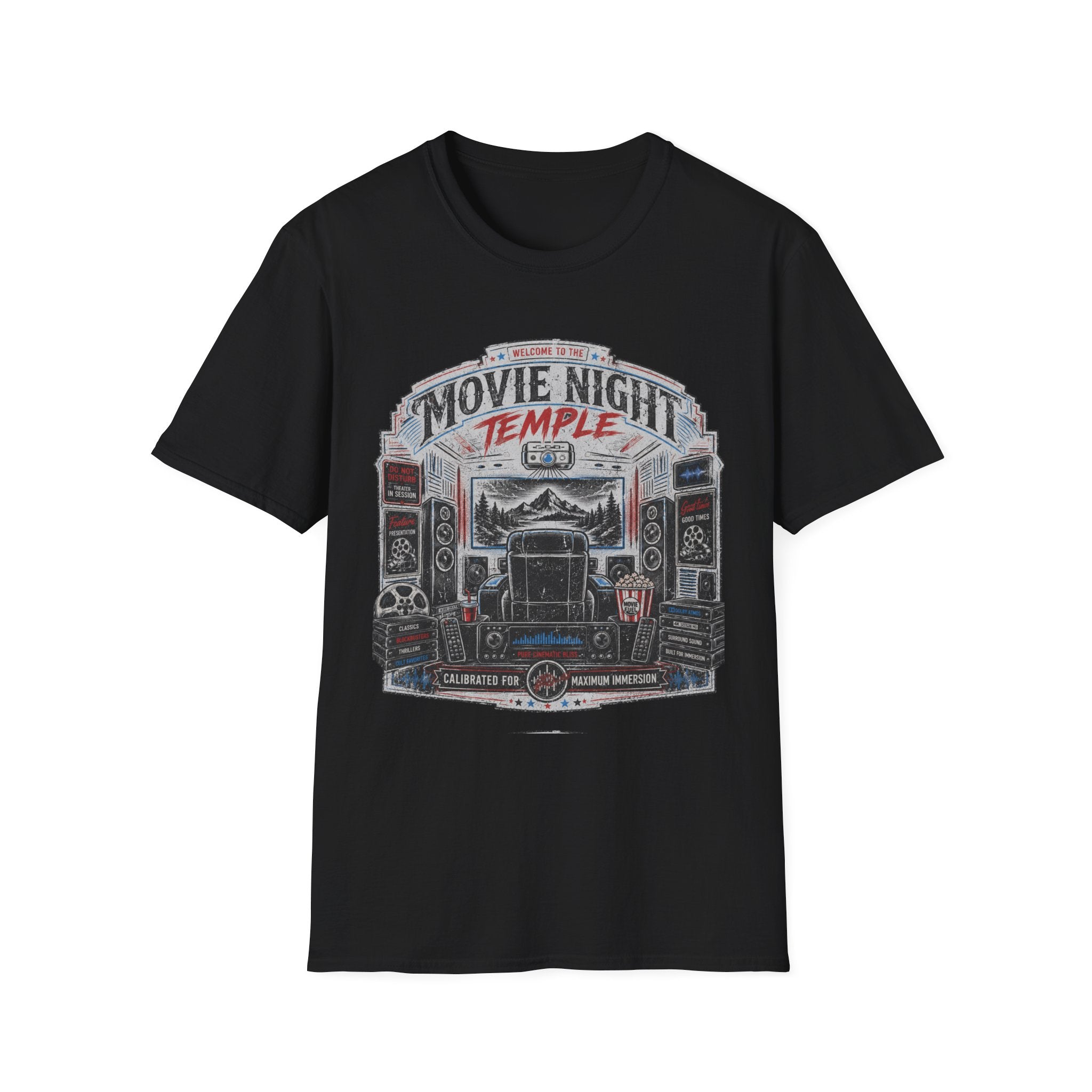 Movie Night Temple T‑Shirt