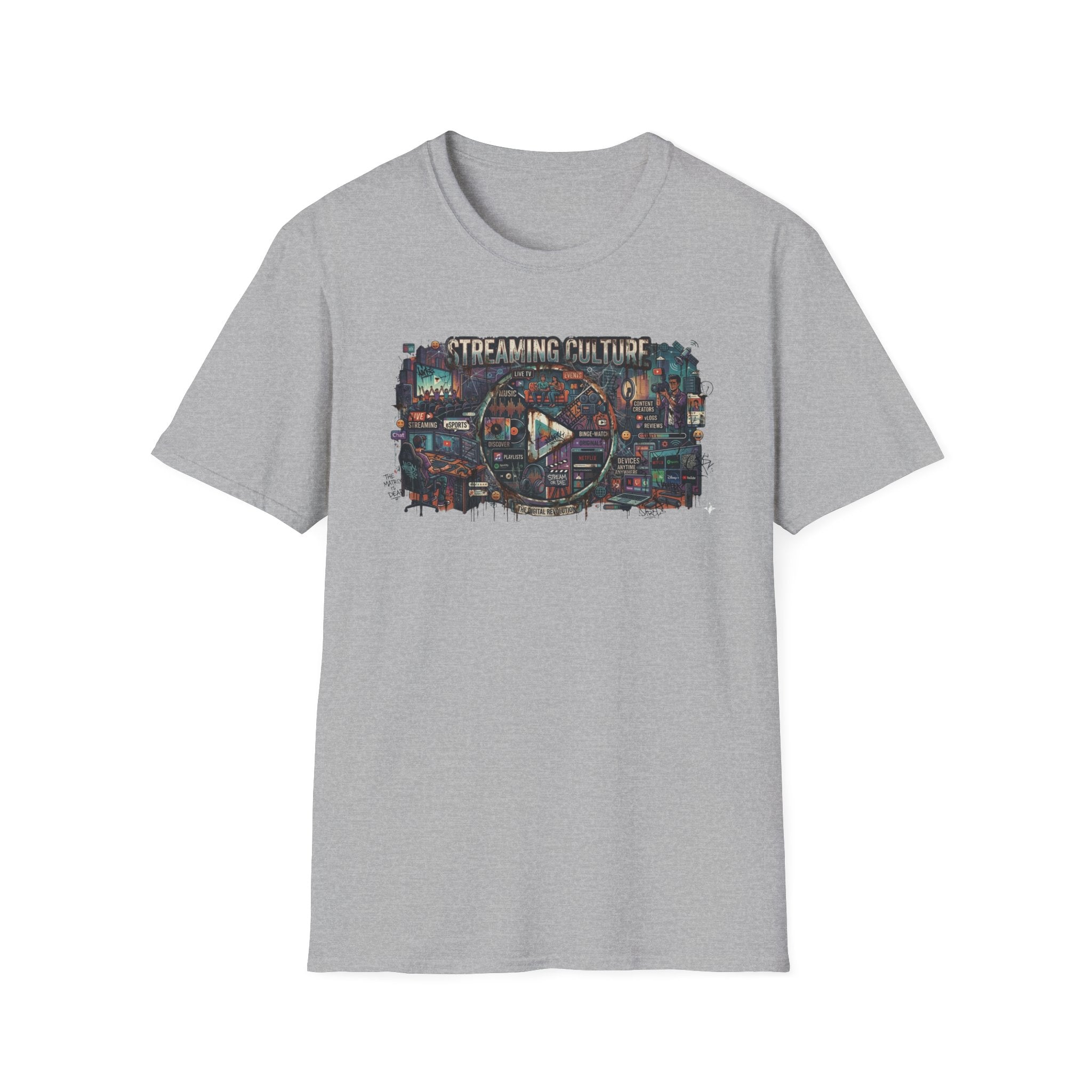 Streaming Culture Play Button T-Shirt