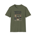 Movie Night Is My Therapy  T-Shirt