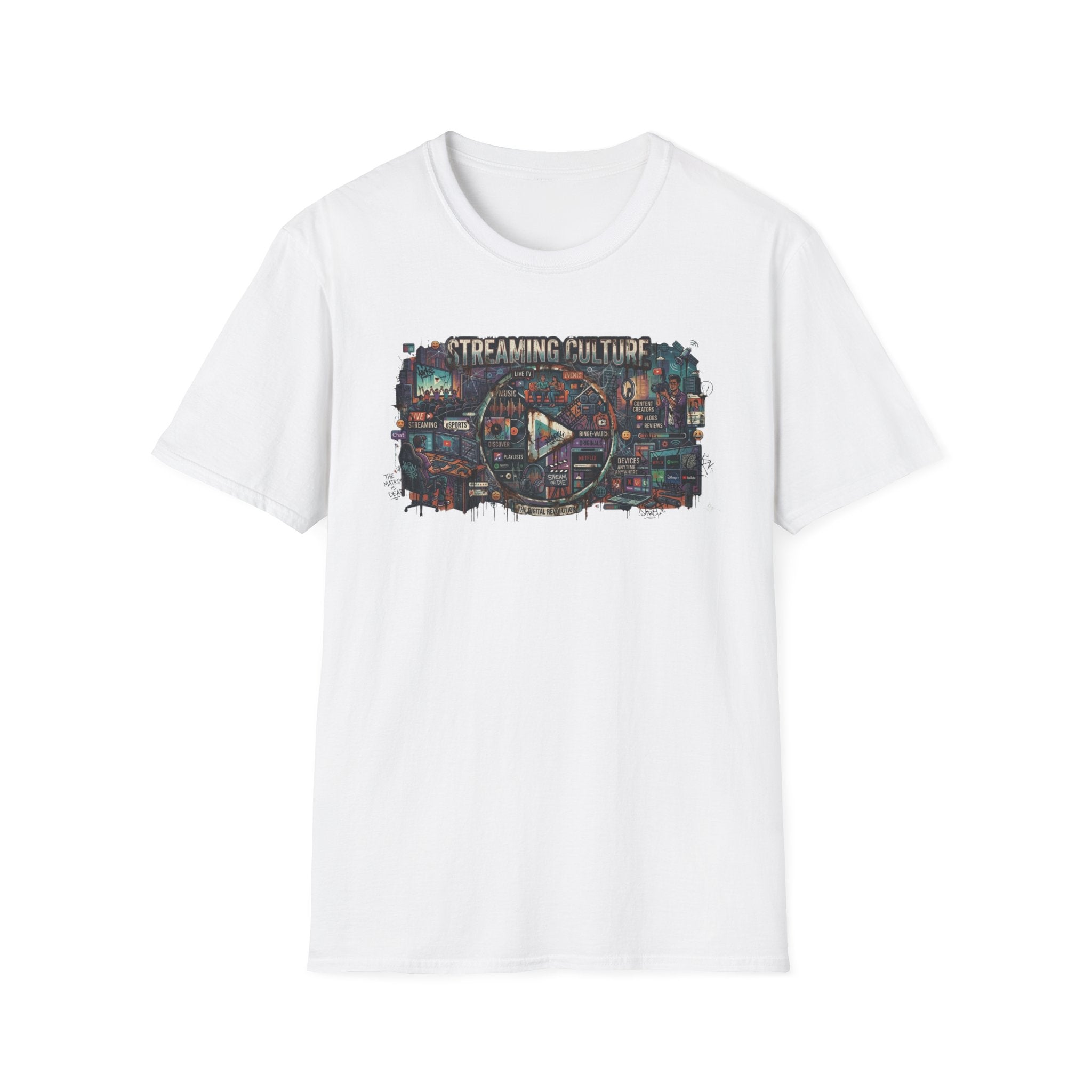 Streaming Culture Play Button T-Shirt