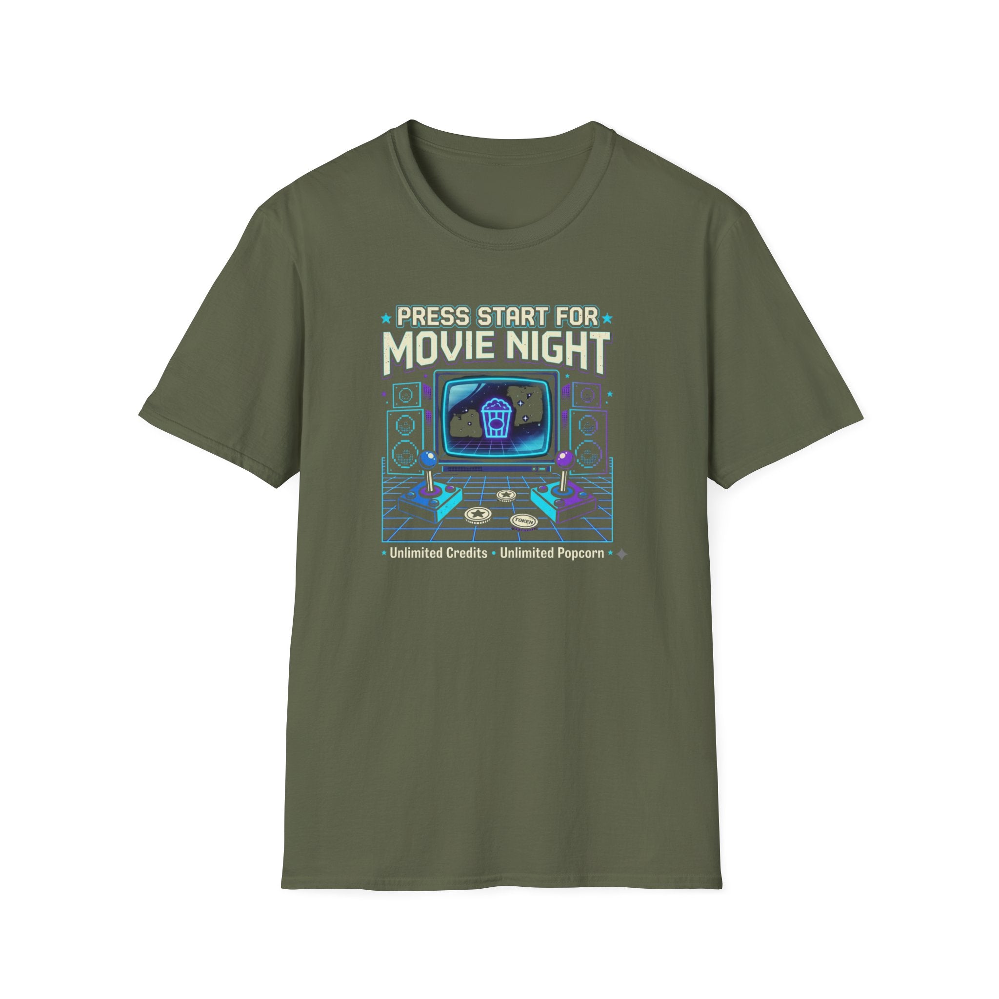Press Start for Movie Night T-Shirt