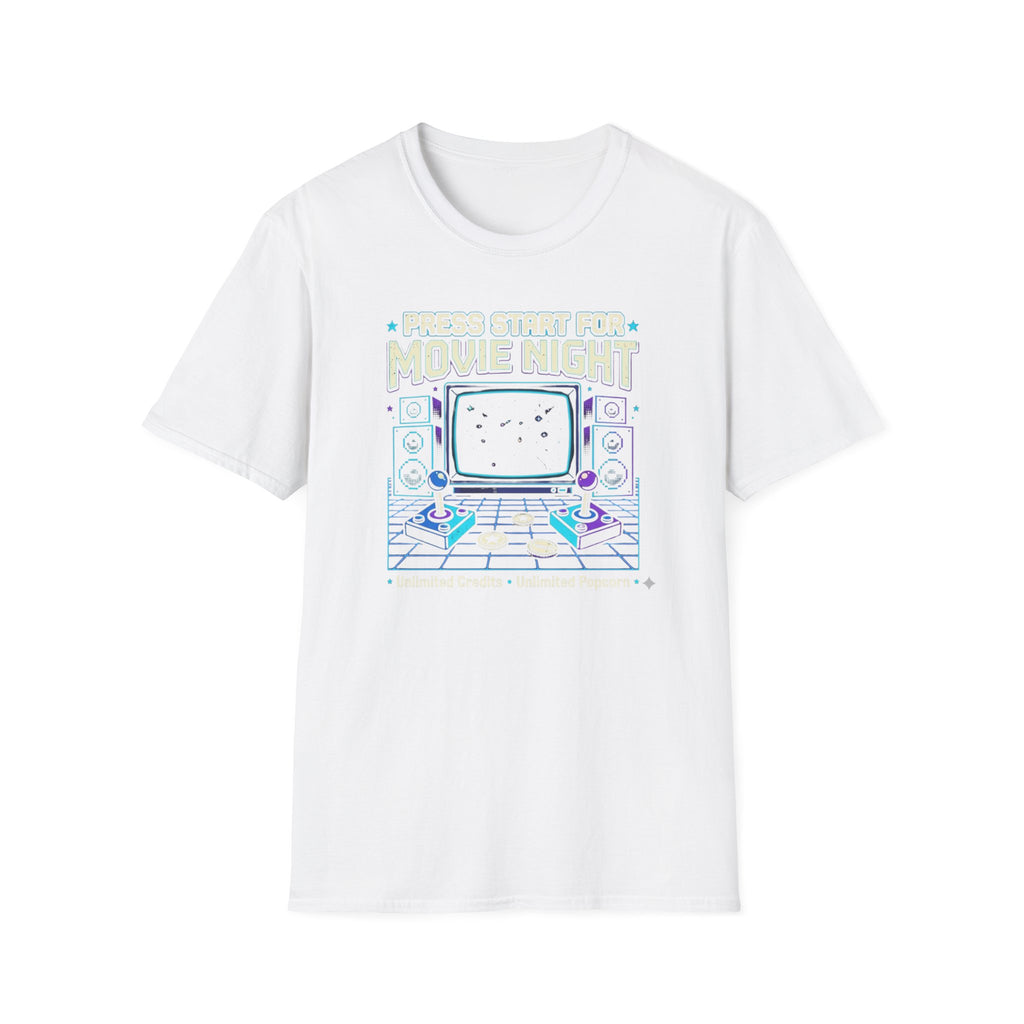 Press Start for Movie Night T-Shirt
