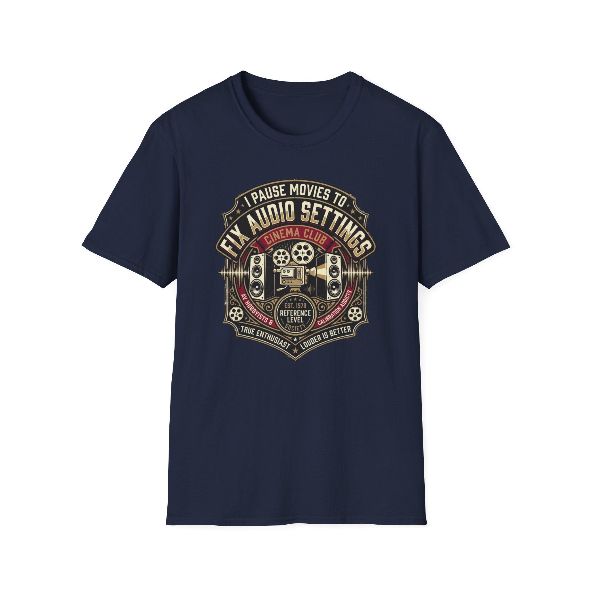 Pause Movies to Fix Audio Setting T-Shirt