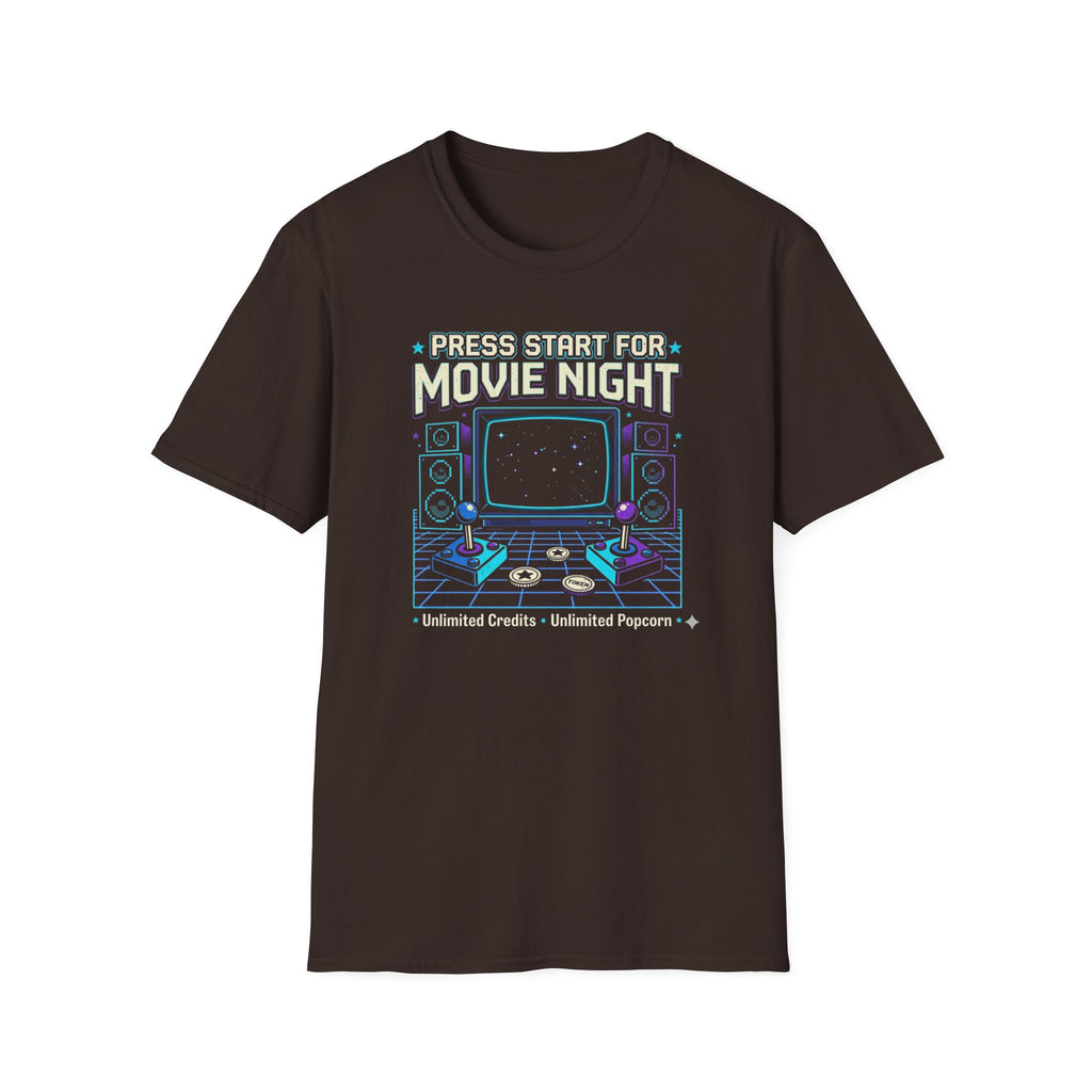 Press Start for Movie Night T-Shirt