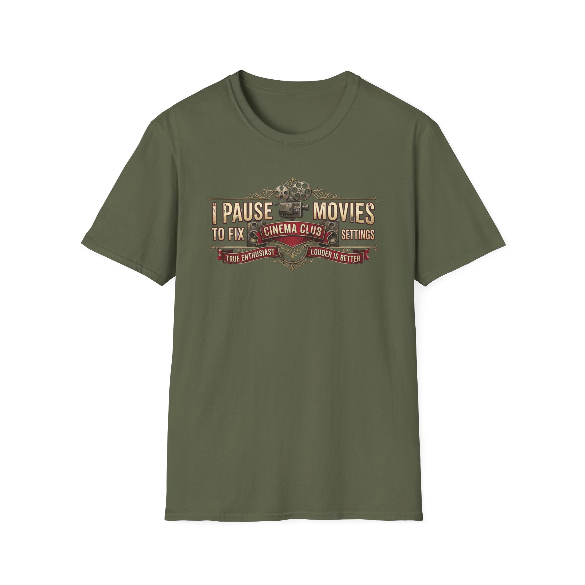 Pause Movies to Fix Settings T-Shirt