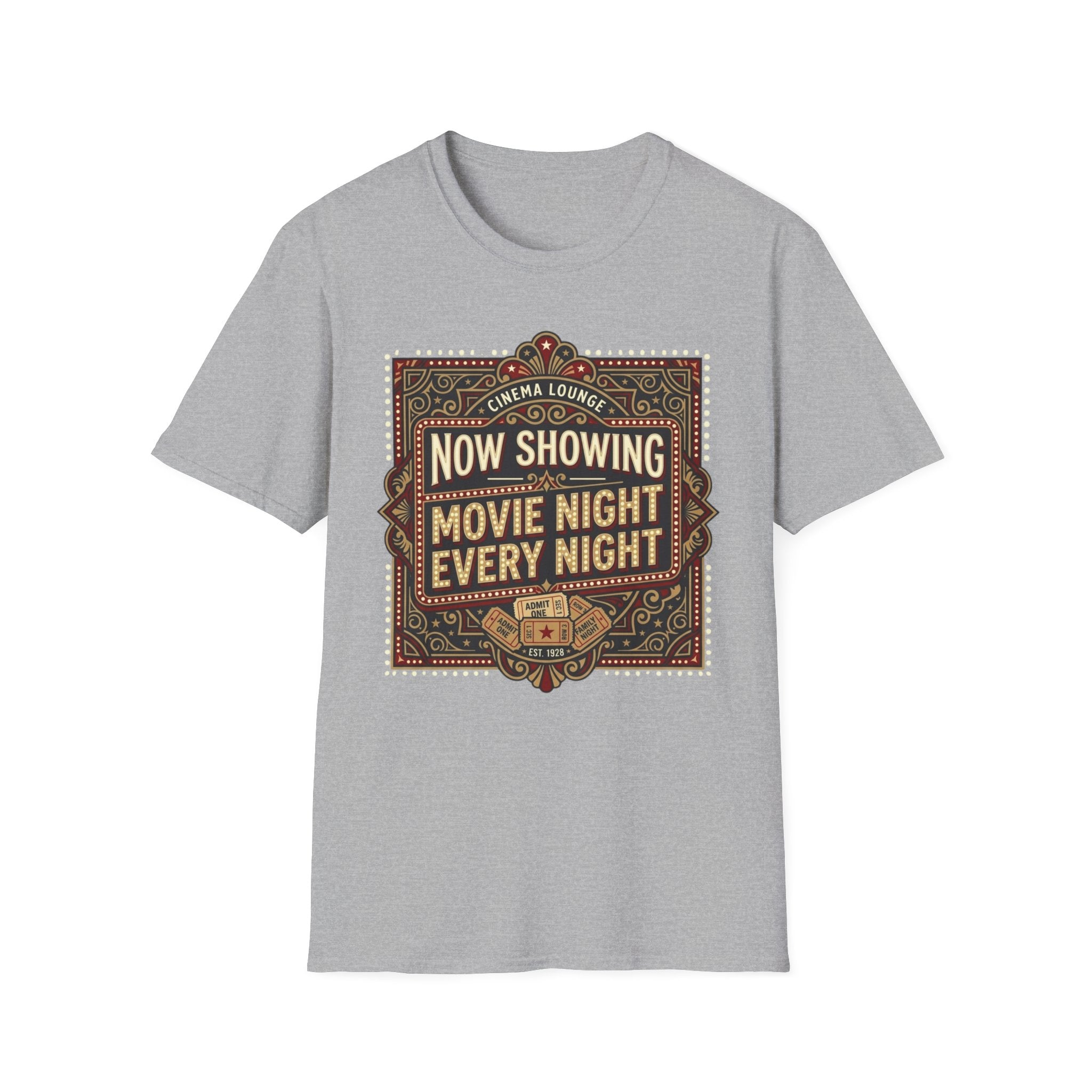 Now Showing Movie Night T‑Shirt