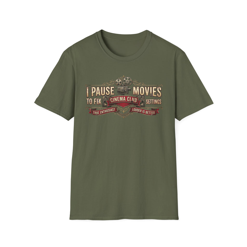 Pause Movies to Fix Settings T-Shirt