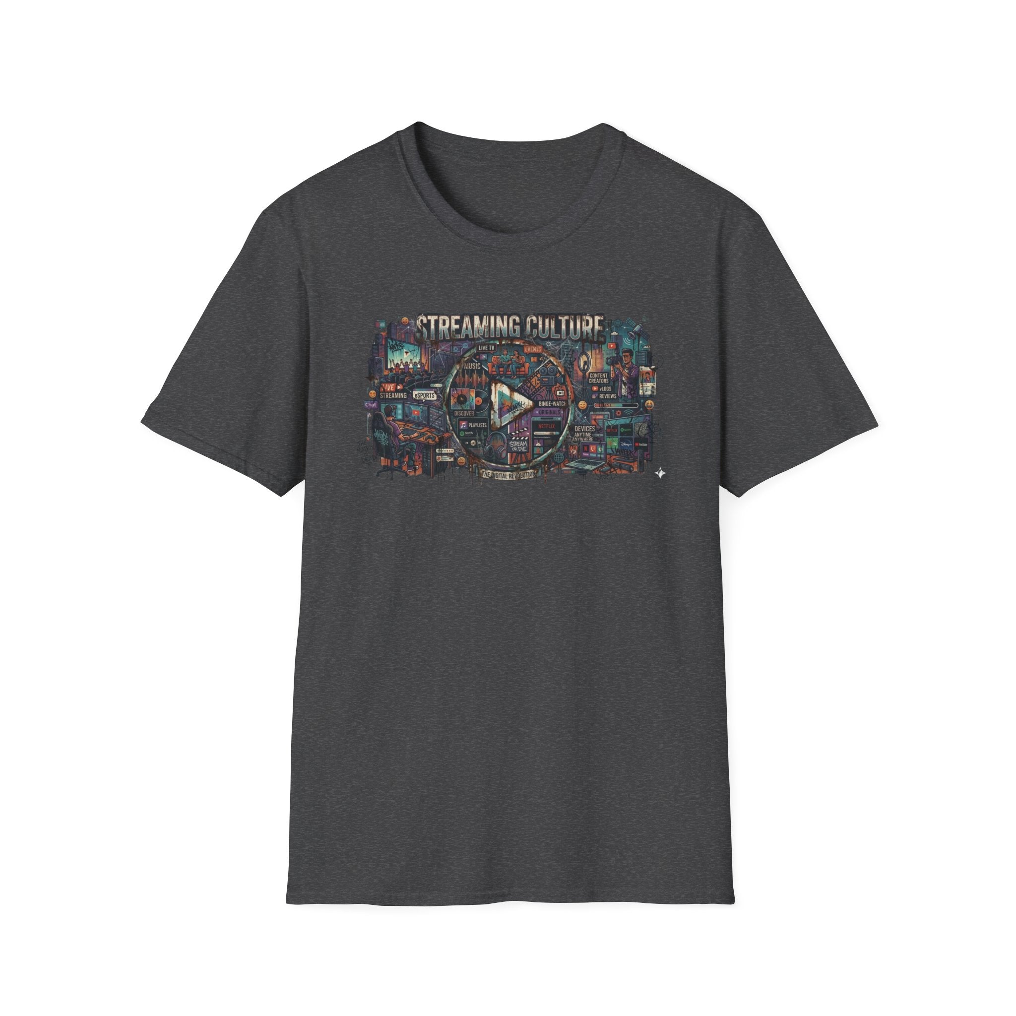Streaming Culture Play Button T-Shirt