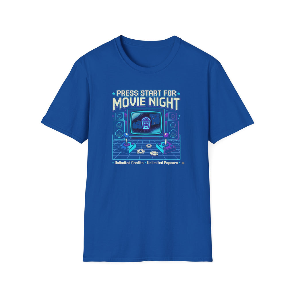 Press Start for Movie Night T-Shirt