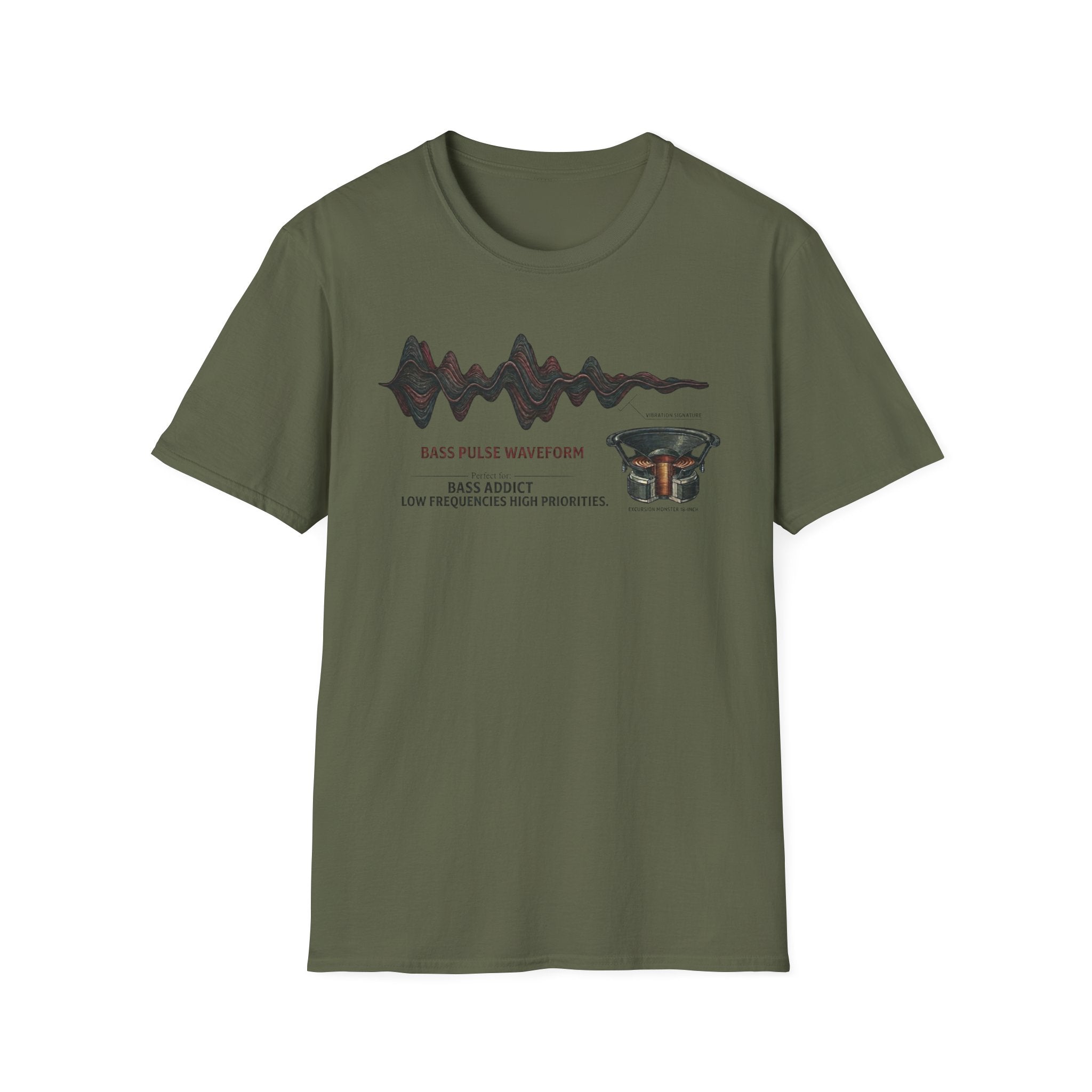 Bass Pulse Waveform T-Shirt