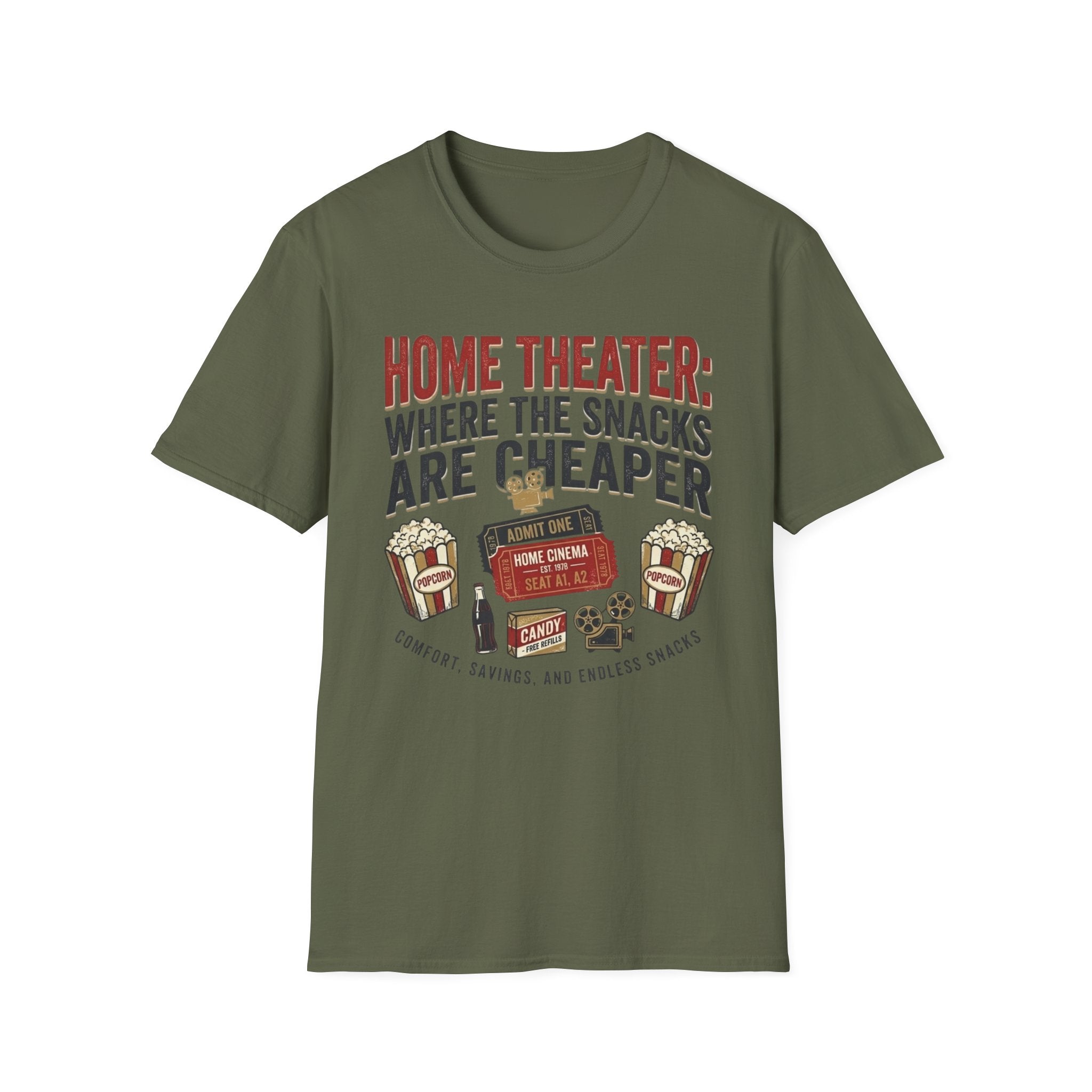 Home Theater: Where the Snacks Are Cheaper T-Shirt
